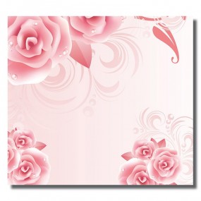 Tranh dán tường Hoa Hồng